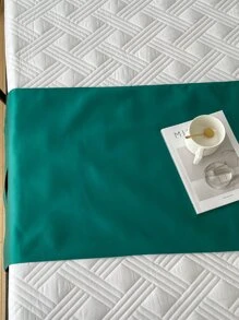 素色床旗帶側邊口袋 - 綠色 - 查看 4