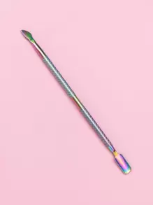 1 pieza Empujador de uñas de doble extremo, Suministros para uñas, Herramientas para uñas, Herramientas de arte de uñas, De vuelta a la escuela, Uñas, Herramientas para uñas postizas, Herramientas de manicura y pedicura - Multicolor - Ver 2