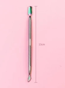 1 pieza Empujador de uñas de doble extremo, Suministros para uñas, Herramientas para uñas, Herramientas de arte de uñas, De vuelta a la escuela, Uñas, Herramientas para uñas postizas, Herramientas de manicura y pedicura - Multicolor - Ver 5