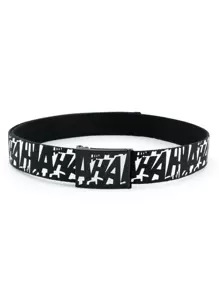 1 pièce Ceinture de taille simple imprimée décontractée pour homme, à porter au quotidien, pour l'école, les affaires, petit ami, mari, père, cadeau pour hommes, porter au quotidien, mode, ado, extérieur, vacances, sport, voyage, bohème, automne vintage, accessoires automne-hiver, convient aux ados, jeunes, hommes, décontracté, extérieur, sport, vacances, cadeaux de remise de diplôme, anniversaire, port quotidien - Multicolore - Voir 2