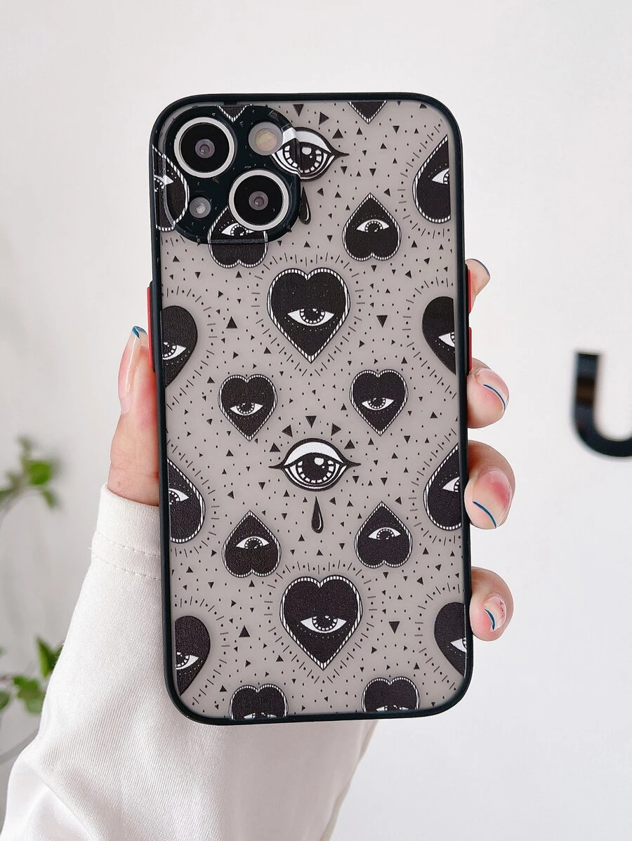 Eye Pattern Phone Case - Multicolor - View 1
