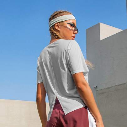 Split Hem Sports Tee