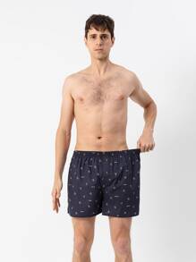 男士字母和卡通圖案 - 彩色 - 查看 3