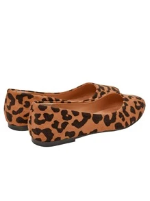 Bailarinas con estampado de leopardo de punta - Multicolor - Ver 4