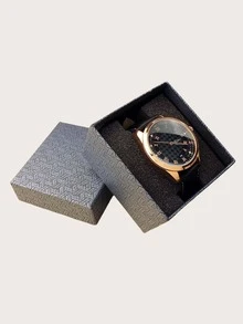 1入組幾何樣式首飾盒 - 灰色 - 查看 2