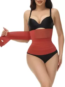 Máy tập eo cho nữ màu trơn - Đỏ - Xem 1