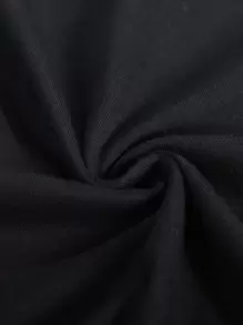 INAWLY 猫咪印花 T 恤 图案 T 恤 女式上衣 - 黑色 - 查看 4