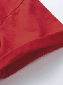 INAWLY Camiseta panda con con estampado de corazón - Burdeos - Ver 6