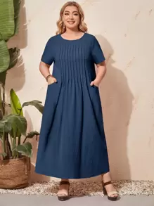 EMERY ROSE Vestido con fruncido