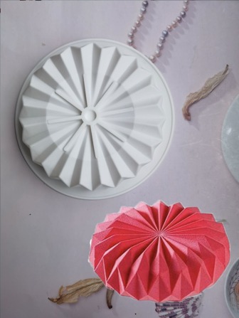 1 Pieza Molde De Pastel De Silicona De Encaje Para Mousse