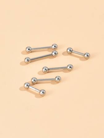 6pcs Minimalist Stud Earrings