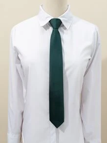 Corbata sólida minimalista - Burdeos - Ver 13