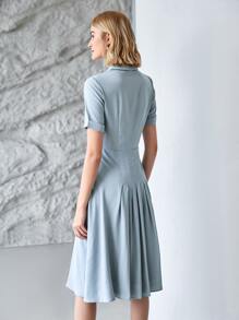 MOTF PREMIUM 飄逸下擺襯衫洋裝