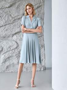 MOTF PREMIUM 飄逸下擺襯衫洋裝