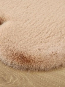 Bear Shaped Fluffy Rug