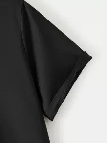 Manfinity Homme 男士啤酒和字母圖案T恤