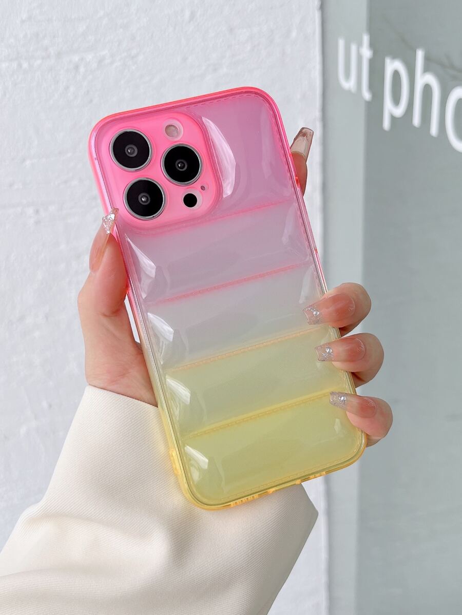 Funda de móvil acolchada de ombré - Multicolor - Ver 1