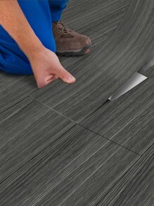 1roll 3M Self-Adhesive Waterproof PVC Floor Sticker,Daily Wood Grain Oil Proof Peel Stick Floor Tile For Kitchen,Bedroom,Stickers,Wall Decal, Vinyl Decal For Home Decorations,Spring Decoration Items Refresh Your Home,Rama Decoration Stickers Gifts Birthday Graduation Floor Tiles Flooring Floor Tiles Self Adhesive Floor Tiles Peel Stick Living Room Decor Room Decor - Dark Grey - View 1