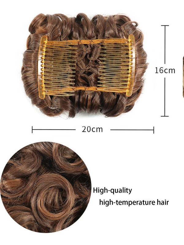 Insert Comb Synthetic Hair Bun SHEIN USA
