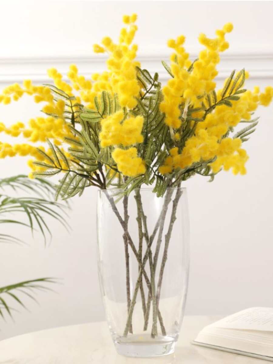 Bó hoa keo nhân tạo 1 nhánh 15 inch, hoa giả để trang trí nhà & tiệc - Nhiều màu - Xem 1