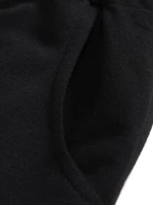 ROMWE MEN Hombres Shorts con camiseta con estampado de letra - Multicolor - Ver 3