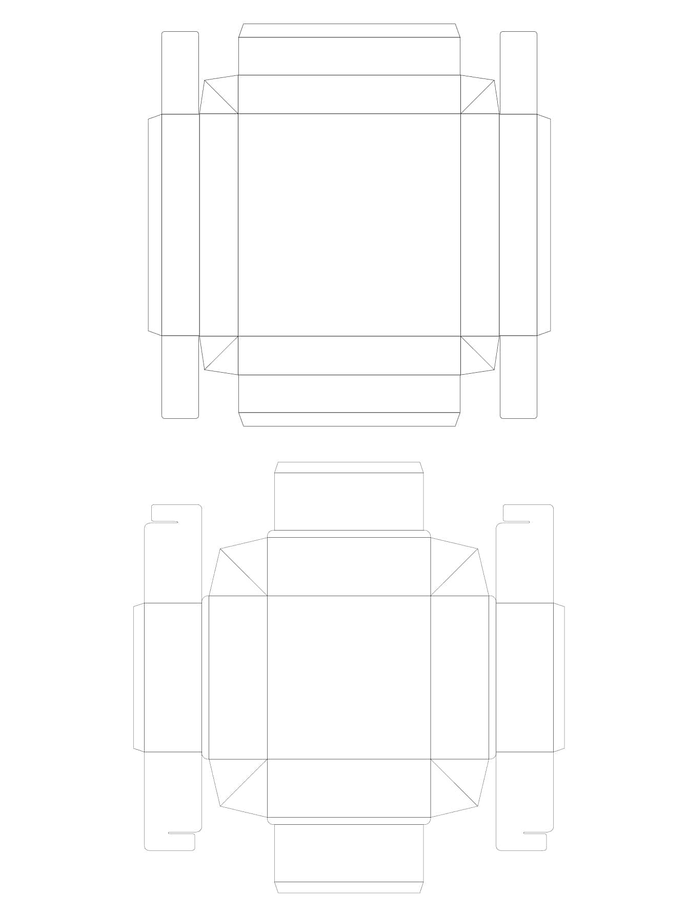 2pcs White Transparent Gift Box And Gift Bag Set, Birthday Gift Box, Party Decoration, Gift