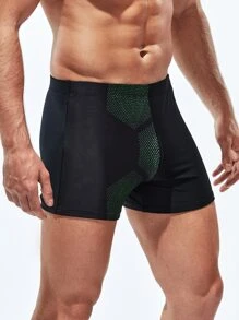 Manfinity Men Polka Dot Print Swim Shorts - Black - View 5