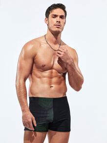 Manfinity Men Polka Dot Print Swim Shorts - Black - View 6