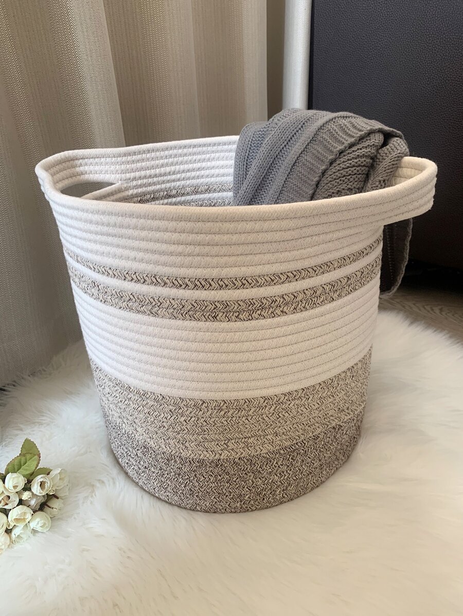 1入組編織洗衣籃 - 彩色 - 查看 1