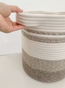 1入組編織洗衣籃 - 彩色 - 查看 4