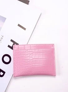 Thẻ ID cầm tay mỏng nhẹ dập nổi họa tiết cá sấu làm quà tặng sinh nhật kỷ niệm ngày lễ tình nhân cho nữ, cô gái tuổi teen cho sinh viên đại học, học sinh trung học, thẻ ID cầm tay nhẹ cho nhân viên văn phòng cho nữ, cho ngày lễ kỷ niệm làm quà tặng sinh nhật, ví màu hồng nóng bỏng, đồ dùng học tập, quà tặng giáo viên, giá để thẻ trở lại trường, giá để thẻ, ví đựng danh thiếp, giá để thẻ tín dụng, giá để thẻ cho phụ nữ, ví mini cho phụ nữ, ví đựng thẻ - Hồng - Xem 4