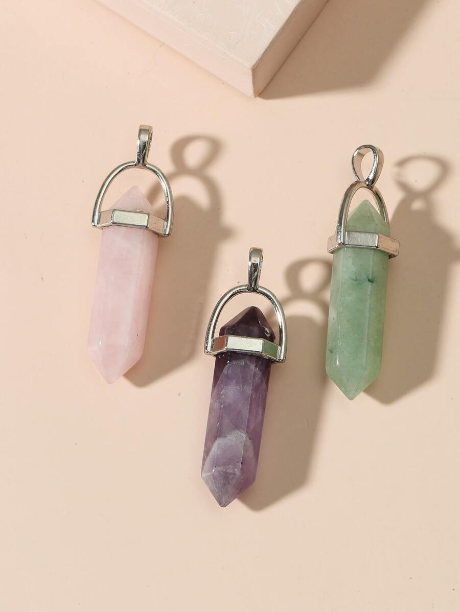 3 st Stendekor DIY smyckeshänge - Multifärgad - Visa 1