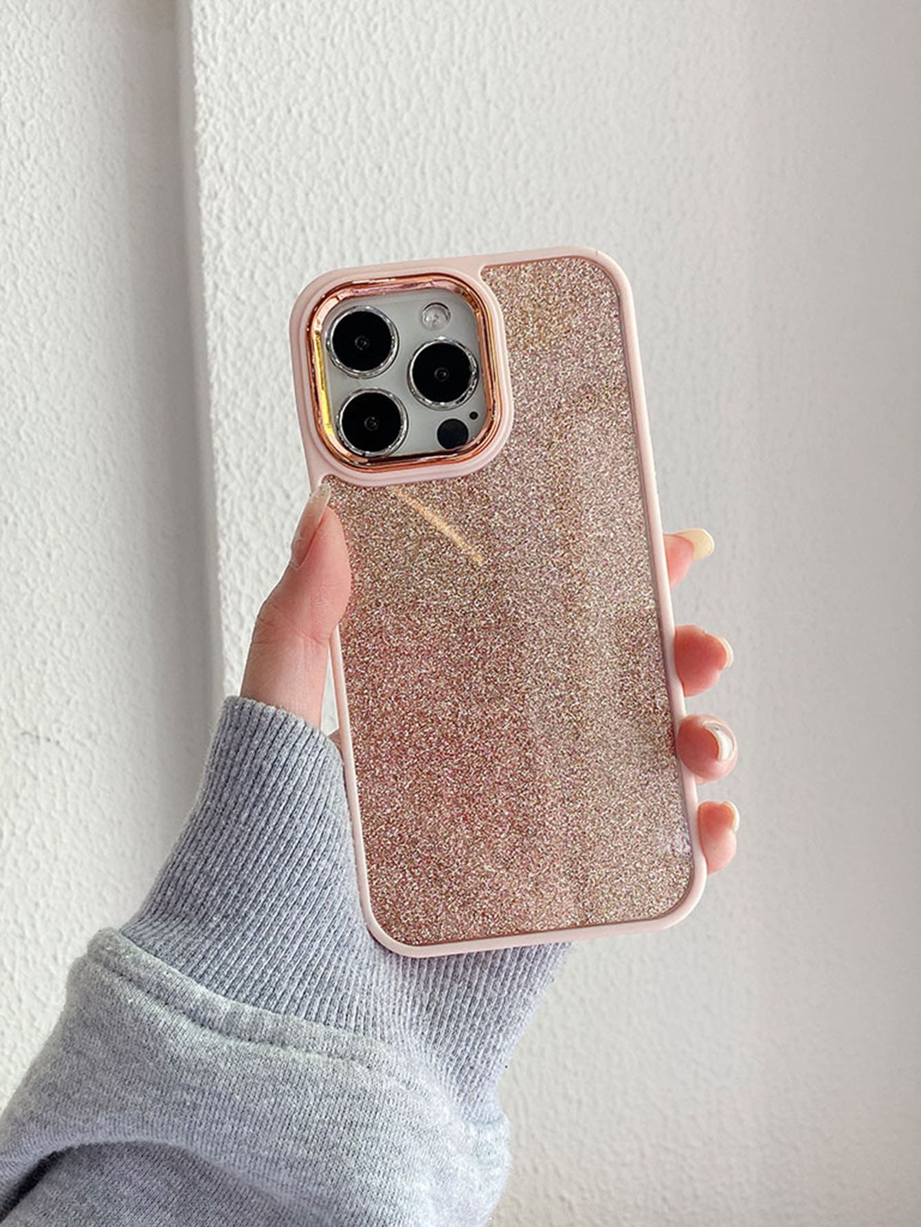 金屬亮絲手機外殼