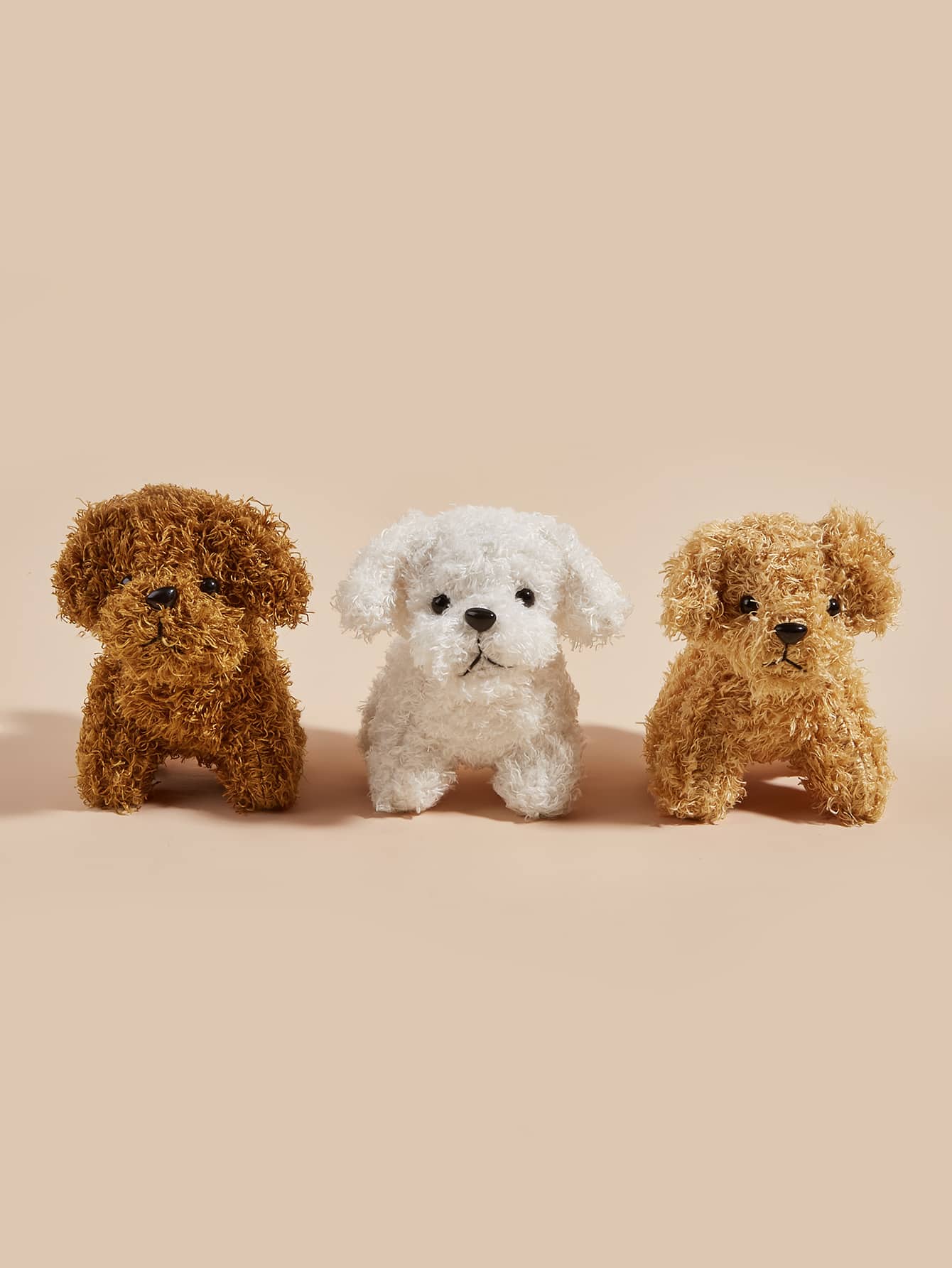1個 ランダムカラー 犬 デザイン ペットプラッシュおもちゃ Shein Japan