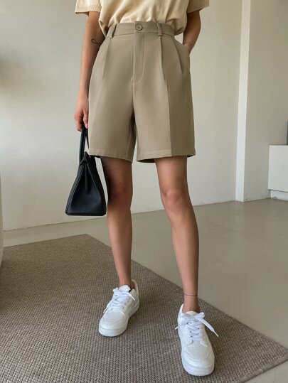 DAZY 斜口袋拉鍊短褲