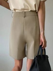 DAZY 斜口袋拉鍊短褲