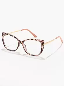 猫眼女士时尚设计眼镜 - 彩色 - 查看 2