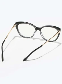 Cat Eye Eyeglasses Clear Glasses Accessories - Clear - View 3