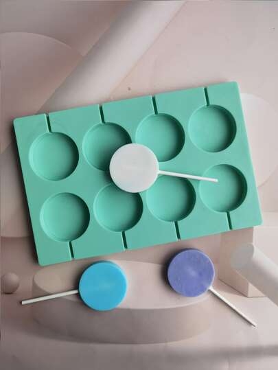 1入組矽膠多格棒棒糖模具