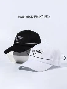 2入組紐約N.Y棒球帽，適合戶外活動，男女皆宜