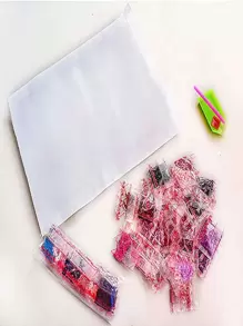 Slogan Graphic DIY Diamond Unframed Painting - Multicolor - View 5