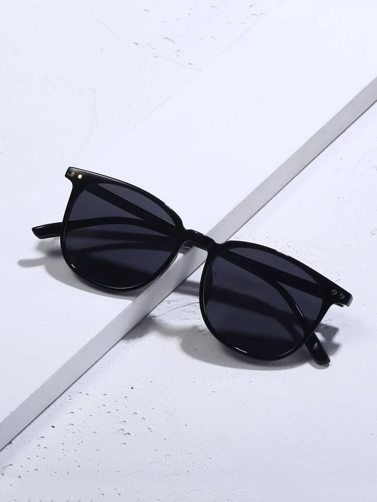 Vintage Square Frame Plastic Sunglasses, Unisex, Fashionable Classic Style, Outdoor Travel Beach Vacation Uv Protection Eyewear Sunglasses Beach Sun Glasses Beach Accessories For Women Sun Glasses Sunglasses Shades Fashionable Shade Elegant Outfit Family Outings Travel Vacation Holiday