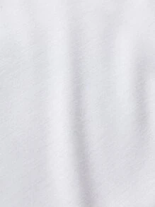 Manfinity Men Leaf & Japanese Letter Graphic Tee - White - View 4