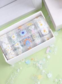 5卷花朵图案和纸胶带 返校季 - 彩色 - 查看 3