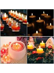 100入組雙面燭芯貼紙20mm可拆卸強力粘性燈芯支架適用於蠟燭DIY - 無色 - 查看 7