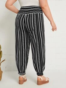 EMERY ROSE Pantalones con estampado floral