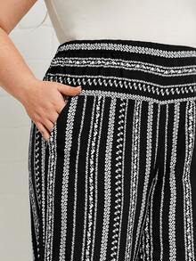 EMERY ROSE Pantalones con estampado floral