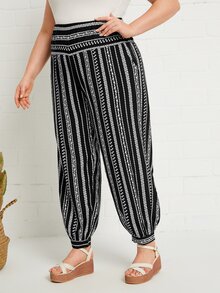 EMERY ROSE Pantalones con estampado floral