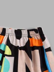 SHEIN 2pcs/Set Casual Sports "Young Boy" Letter Print T-Shirt And Shorts