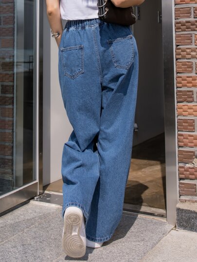 DAZY High Waist Wide Leg Jeans